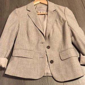 Beige suit jacket